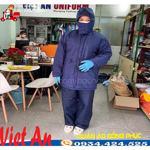 Quần Áo Kho Lạnh Âm 20 Độ Màu Xanh Dương