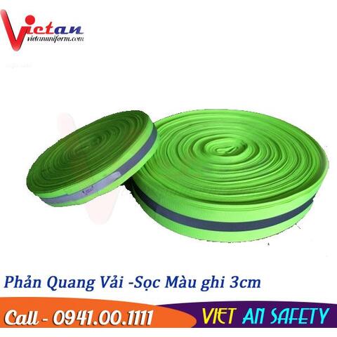 CUỘN PHẢN QUANG VẢI SỌC 3CM