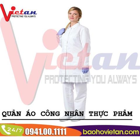 QUẦN ÁO CÔNG NHÂN THỰC PHẨM 01