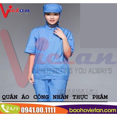 QUẦN ÁO CÔNG NHÂN THỰC PHẨM 02
