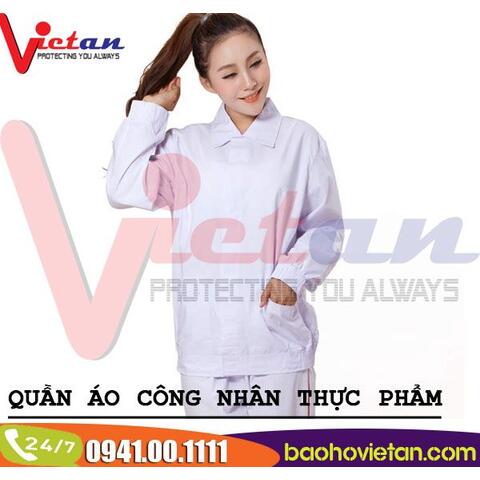 QUẦN ÁO CÔNG NHÂN THỰC PHẨM 05