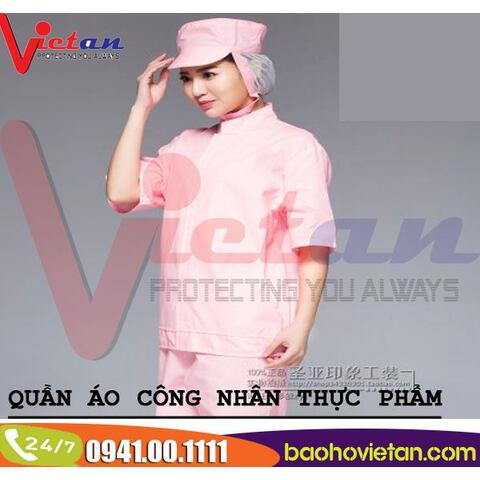 QUẦN ÁO CÔNG NHÂN THỰC PHẨM 07
