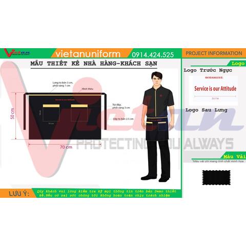 Mẫu Thiết Kế Đồng Phục Nhà Hàng -Khách Sạn NHKS085