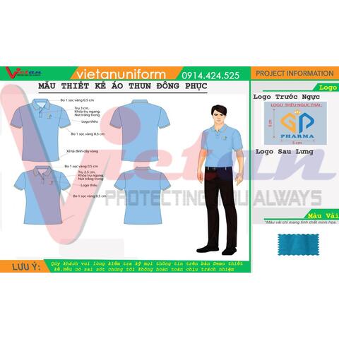 Mẫu Thiết Kế Áo Thun Đồng Phục AT079