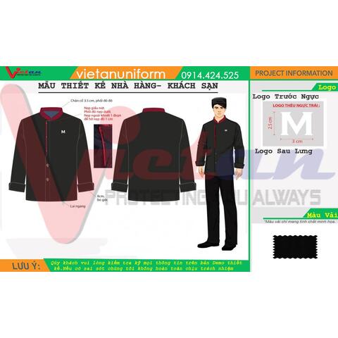 Mẫu Thiết Kế Đồng Phục Nhà Hàng -Khách Sạn NHKS091