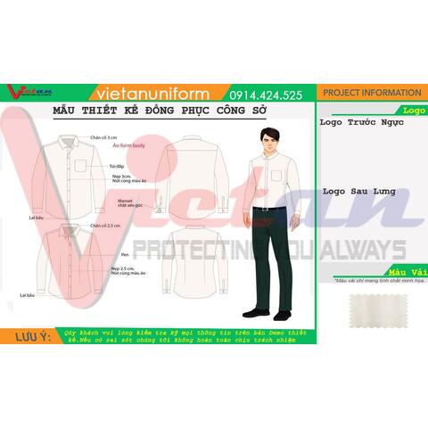 Mẫu Thiết Kế Đồng Phục Công Sở ĐPCS074