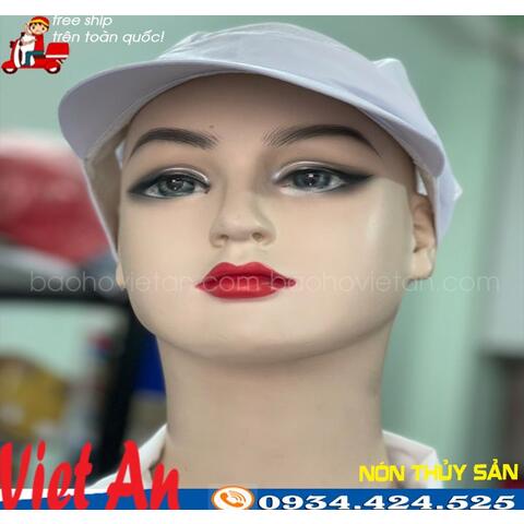 Nón Kết Lưới Thực Phẩm Màu Trắng