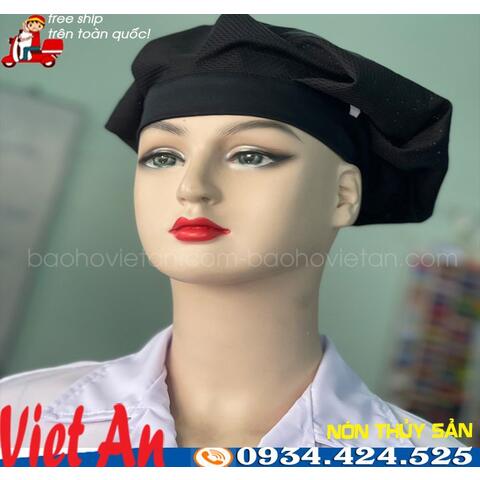 Nón Lưới Thủy Sản Màu Đen